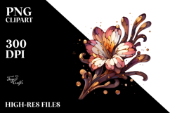 Wooden Floral Splash Design Product Image 2
