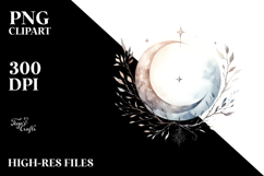 Simple Witch, Watercolor PNG Product Image 2