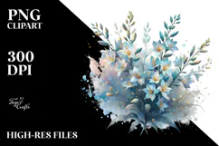 Lobelia with Golden Insertions, PNG Product Image 2