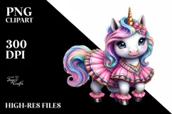 Baby Unicorn Cajun Two-Step Dancer PNG Product Image 3