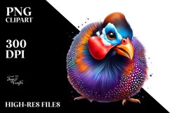 Vibrant Guineafowl Clipart Product Image 3
