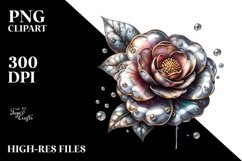 Shiny Camellia | Sublimation | Clipart Product Image 3