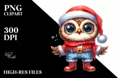 Baby Owl Santa Suit | Jeans Large Shoes | Expressive Product Image 3