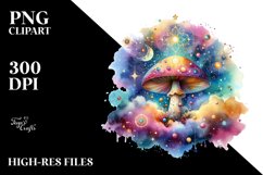 Celestial Watercolor Mushroom Splash Product Image 3