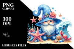 Vibrant Beach Gnome Clipart Product Image 2