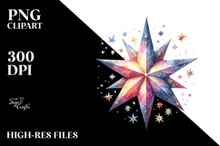 Simple Colorful Star PNG Product Image 2