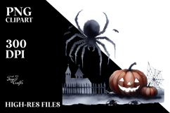 Simple Halloween Creepy Crawler PNG Product Image 2