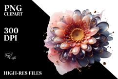 Glossy Gerbera PNG Product Image 2