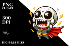 Animal Skull Vampire Oversize Sunglasses PNG Product Image 2
