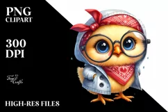 Baby Chicken Bandana es | Clipart Product Image 1