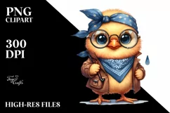 Baby Chicken Bandana es | Clipart Product Image 1