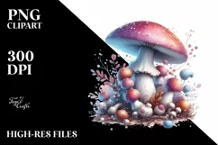 Detailed Shiny Mushroom PNG Product Image 3