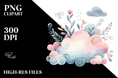 Very Simple Whimsical Cloud PNG Product Image 2