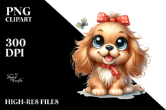 Happy Cocker Spaniel PNG Product Image 2