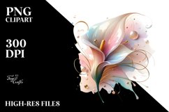 Calla Lily, Pastel PNG Product Image 1