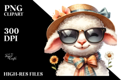 Energetic Baby Lamb PNG Product Image 2
