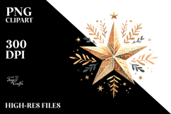 Simple Watercolor Star PNG Product Image 2