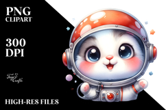 Energetic Baby Rabbit PNG Product Image 2