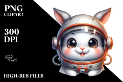 Energetic Baby Rabbit PNG Product Image 2