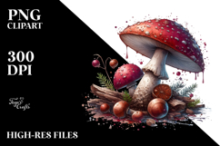 Detailed Mushroom Summer PNG Product Image 2