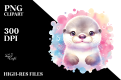 Cute Otter Sleeping | Sublimation | Clipart Product Image 2