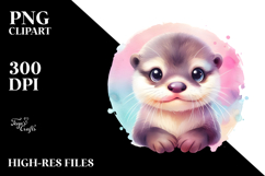 Cute Otter Sleeping | Sublimation | Clipart Product Image 2