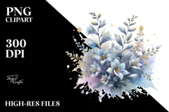 Lobelia with Golden Insertions, PNG Product Image 2
