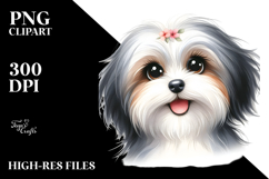 Cute Havanese, High-Res PNG Product Image 2
