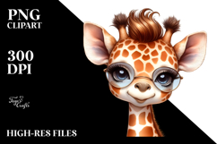 Cute Baby Giraffe PNG Product Image 2