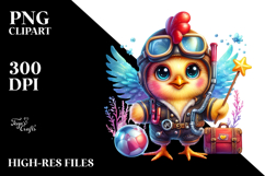 Baby Rooster Aviator PNG Product Image 2