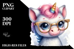 es Baby Unicorn Clipart Product Image 3