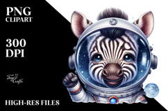 Energetic Baby Zebra PNG Product Image 2