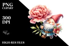 Gnome with Big Hat, Cute PNG Product Image 2