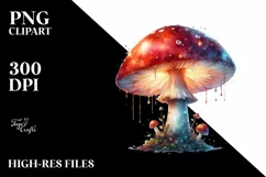 Detailed Shiny Mushroom PNG Product Image 3
