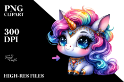 Funny Unicorn, Transparent PNG Product Image 2