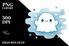 Funny Cute Ghost, Transparent PNG Product Image 2