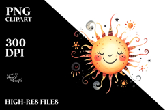 Whimsical Sun PNG Product Image 2