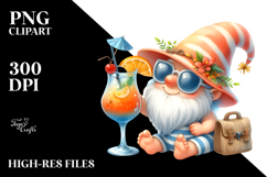 Whimsical Cute Gnome Cocktail PNG Product Image 2