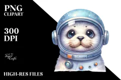 Cute Baby Deer with Astronaut Helmet PNG Product Image 2