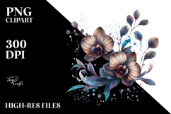 Abstract Orchid PNG Product Image 2