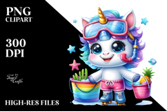 Unicorn Roller Skates PNG Product Image 2