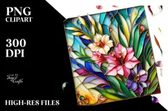 Watercolor Luxury Flower Splash Clipart Product Image 3