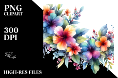 Small Hawayan Flowers Clipart Product Image 2
