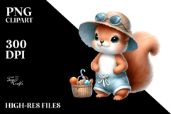 Cute Baby Squirrel, Transparent PNG Product Image 2