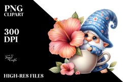 Gnome with Big Hat, Cute PNG Product Image 2