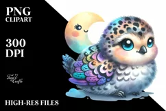 Colorful Baby Ptarmigan Clipart Product Image 3