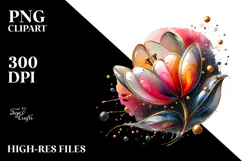 Colorful Tulip Made of PNG Product Image 2