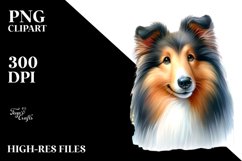 Colorful Collie | Sublimation | Clipart Product Image 3