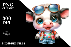 Cute Baby Cow PNG Product Image 2