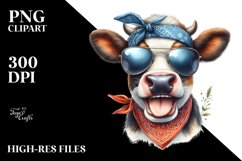 Cow Enthusiastic Cow Portrait with Large Smile and Houswife Product Image 3